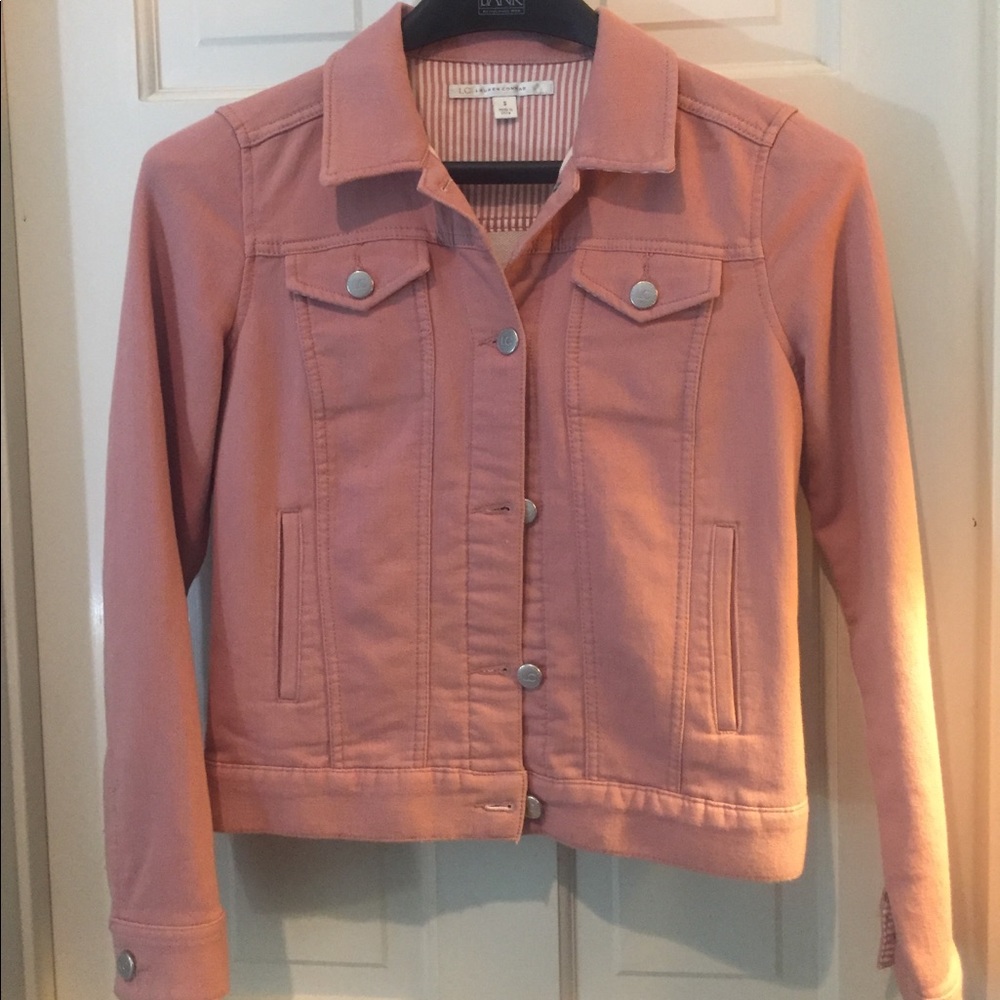 Lauren Conrad Pink Denim Jackets